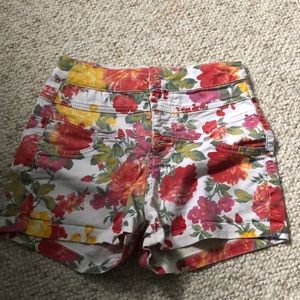 High waist colorful shorts